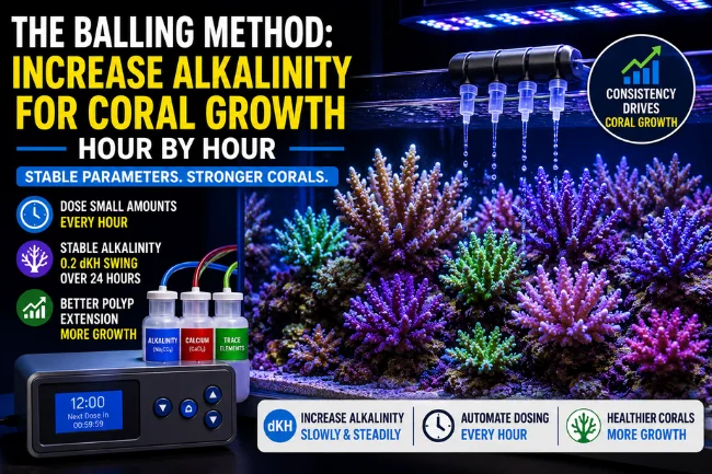 Increase Alkalinity for Coral Growth