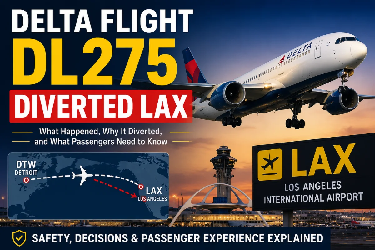 Delta Flight DL275 Diverted LAX
