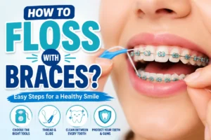 How to Floss with Braces?