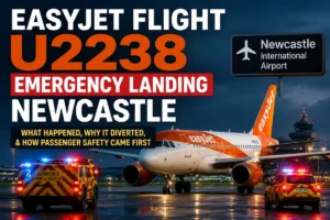 EasyJet Flight U2238 Emergency Landing Newcastle