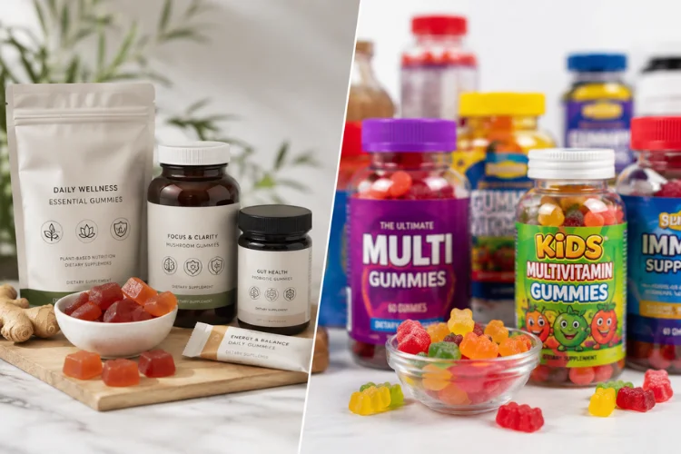 Premium vs mass-market gummy supplements