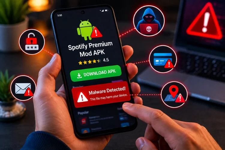 Mobile malware warning