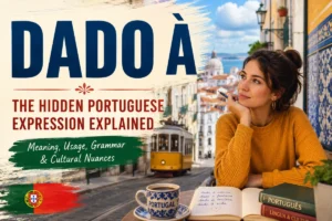 Dado à Meaning: Portuguese Expression Guide Dado à