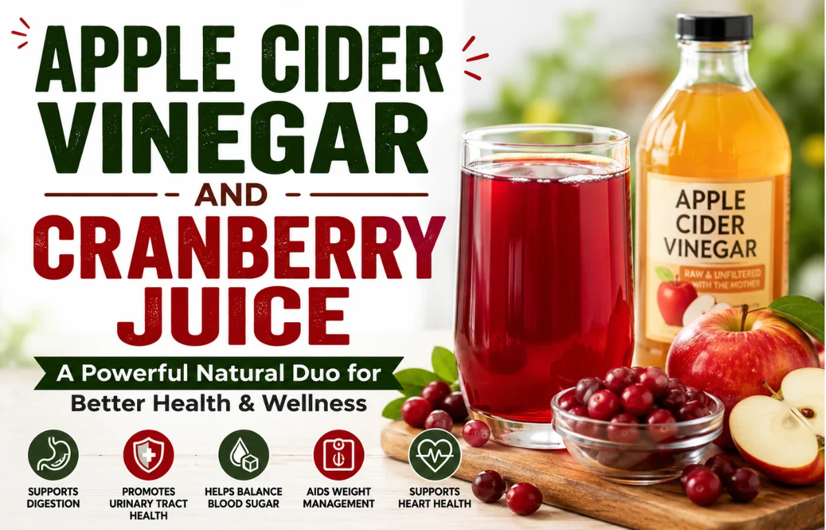 Apple Cider Vinegar and Cranberry Juice