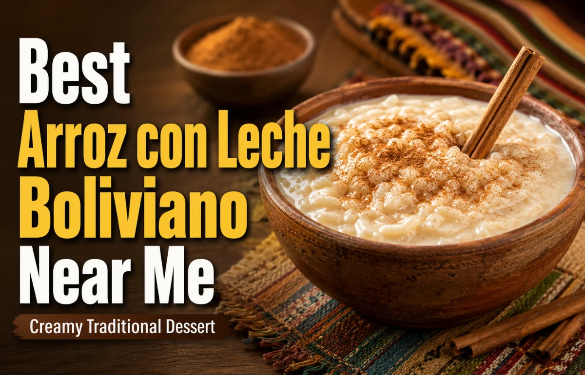 Best Arroz con Leche Boliviano Near Me
