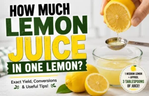 How Much Lemon Juice in One Lemon? Exact Yield Guide How Much Lemon Juice in One Lemon?