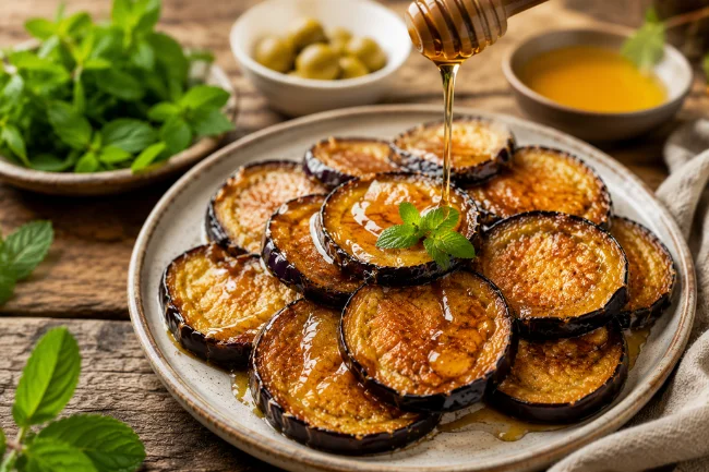 Best Berenjenas Con Miel Near Me vegetarian dish