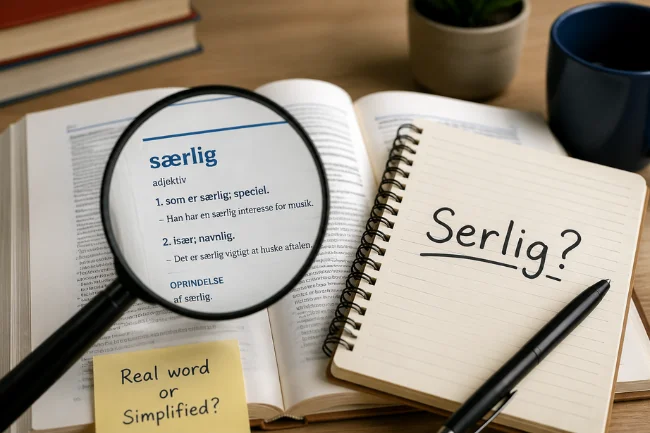 Serlig real word meaning explanation