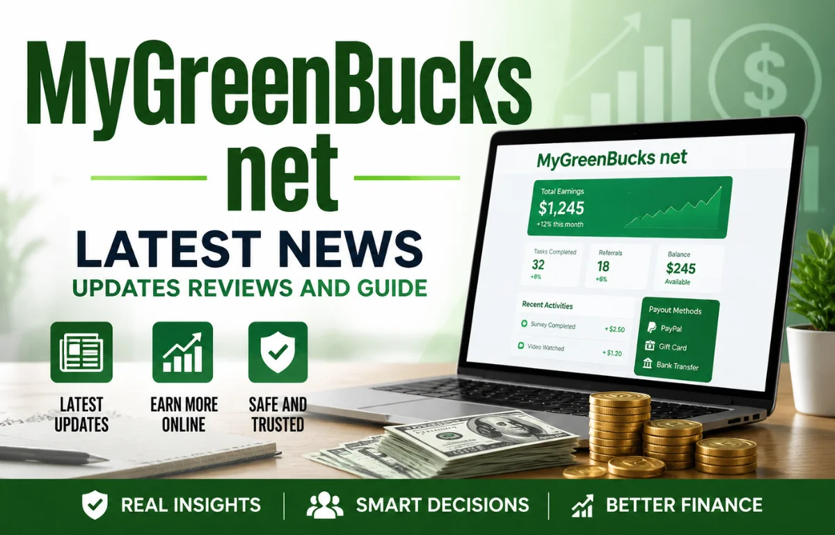 MyGreenBucks.net latest news review dashboard earnings overview