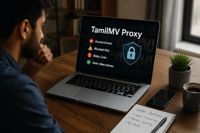 TamilMV Proxy safer alternatives concept illustration