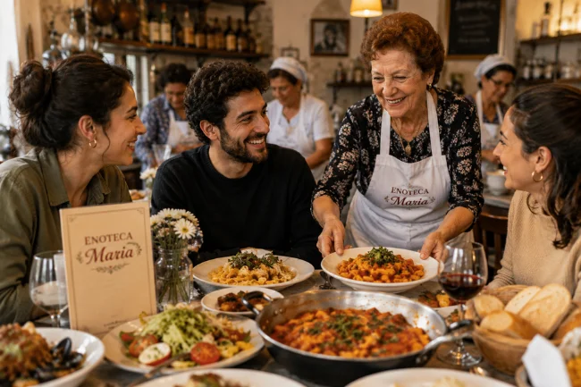 Enoteca Maria Menu family dining experience
