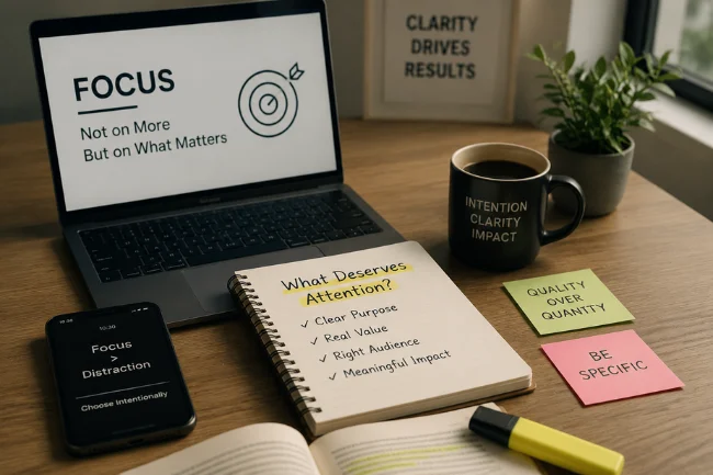 Serlig digital focus workspace concept