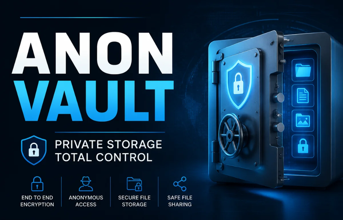 Anon Vault secure digital storage
