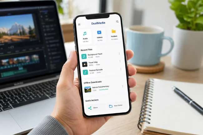Application Mobile DualMedia benefits