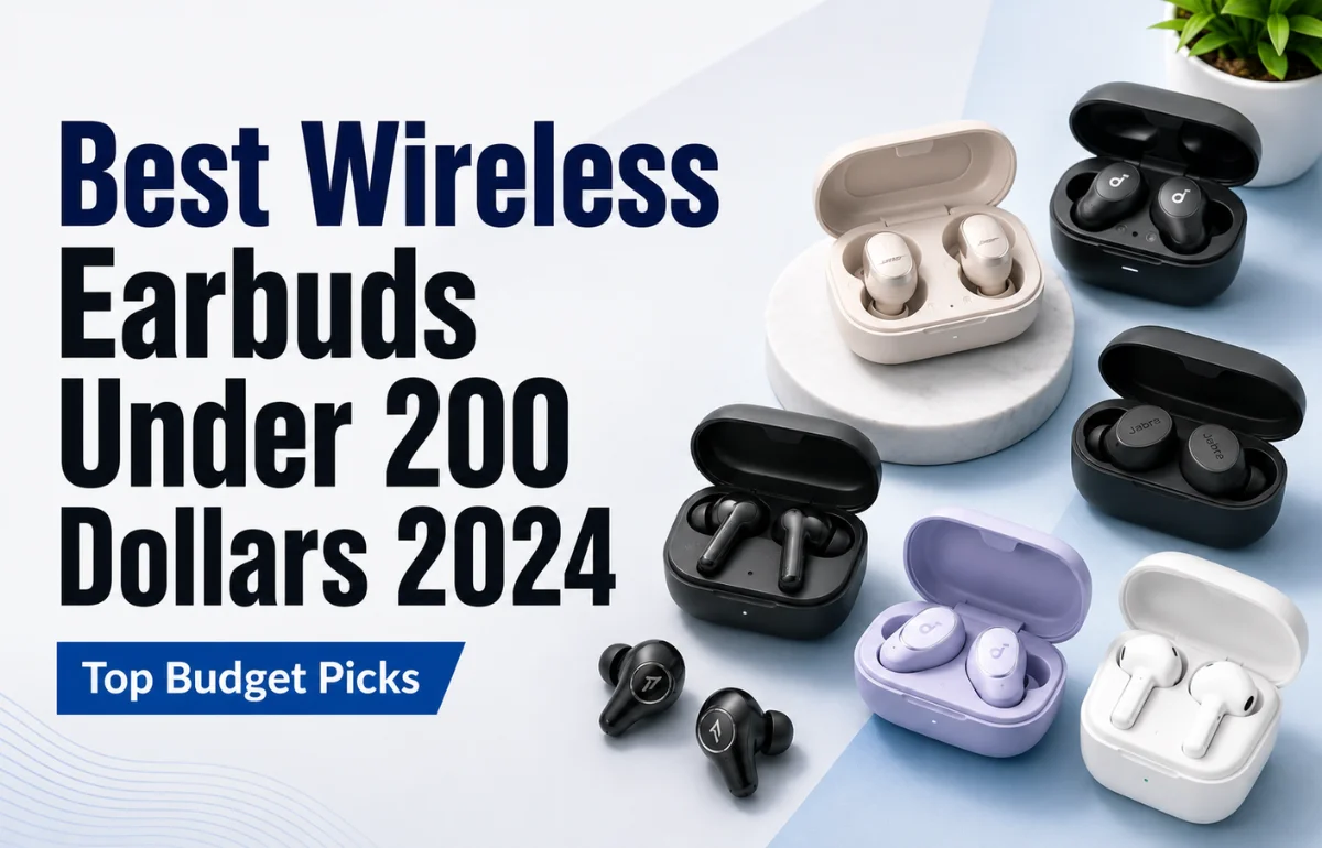 Best wireless earbuds under 200 dollars 2024