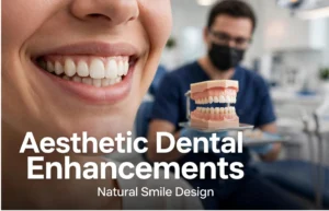 Aesthetic Dental Enhancements natural smile with veneers model