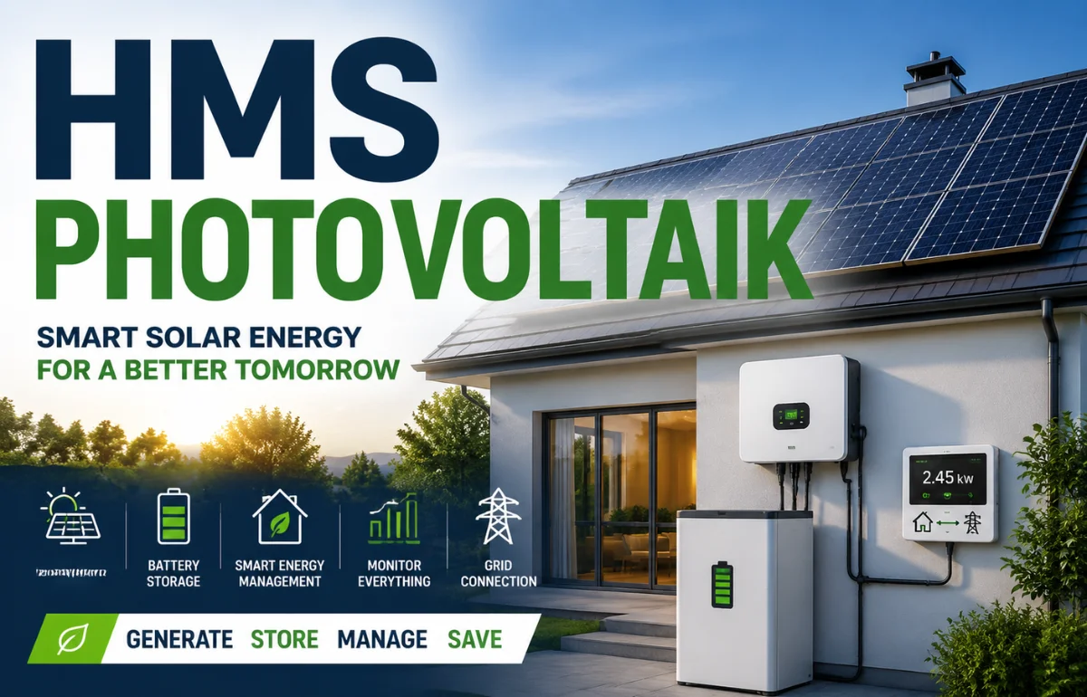 HMS Photovoltaik home solar panels inverter battery system