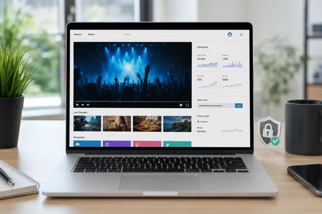 Streemaus browser streaming workflow