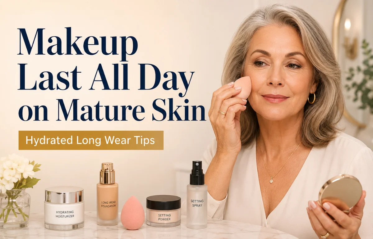 Makeup Last All Day on Mature Skin