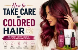 How to Take Care of Colored Hair tips with vibrant dyed hair