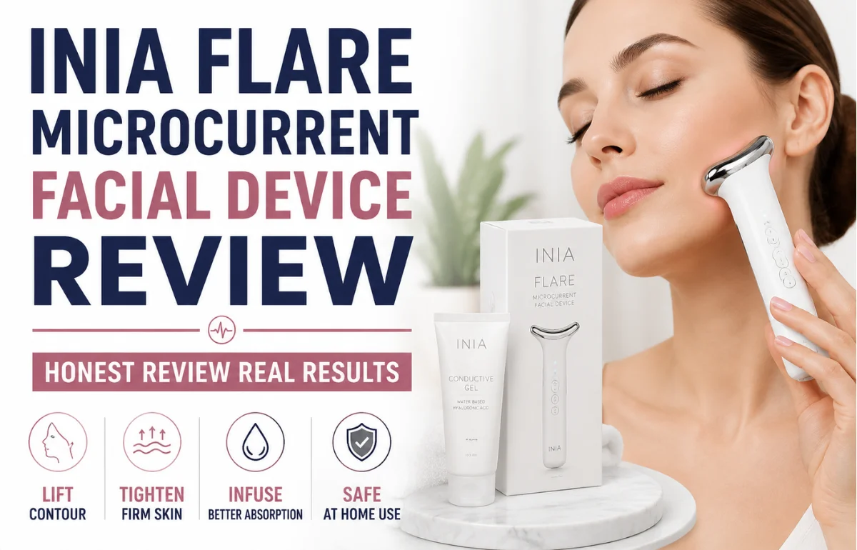 INIA FLARE Microcurrent Facial Device Review