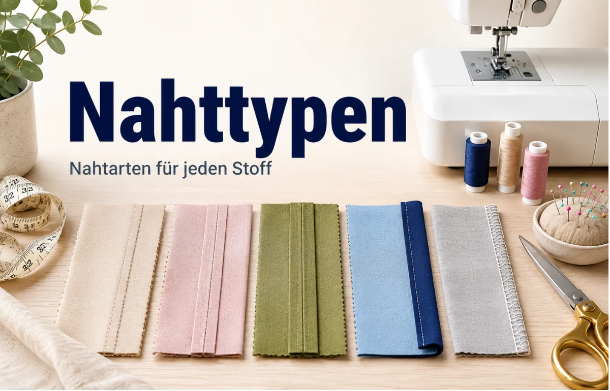 Nahttypen für verschiedene Stoffe