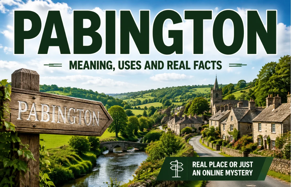 Pabington countryside village banner