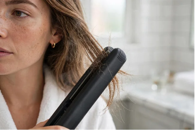 What causes hair breakage from heat styling tools
