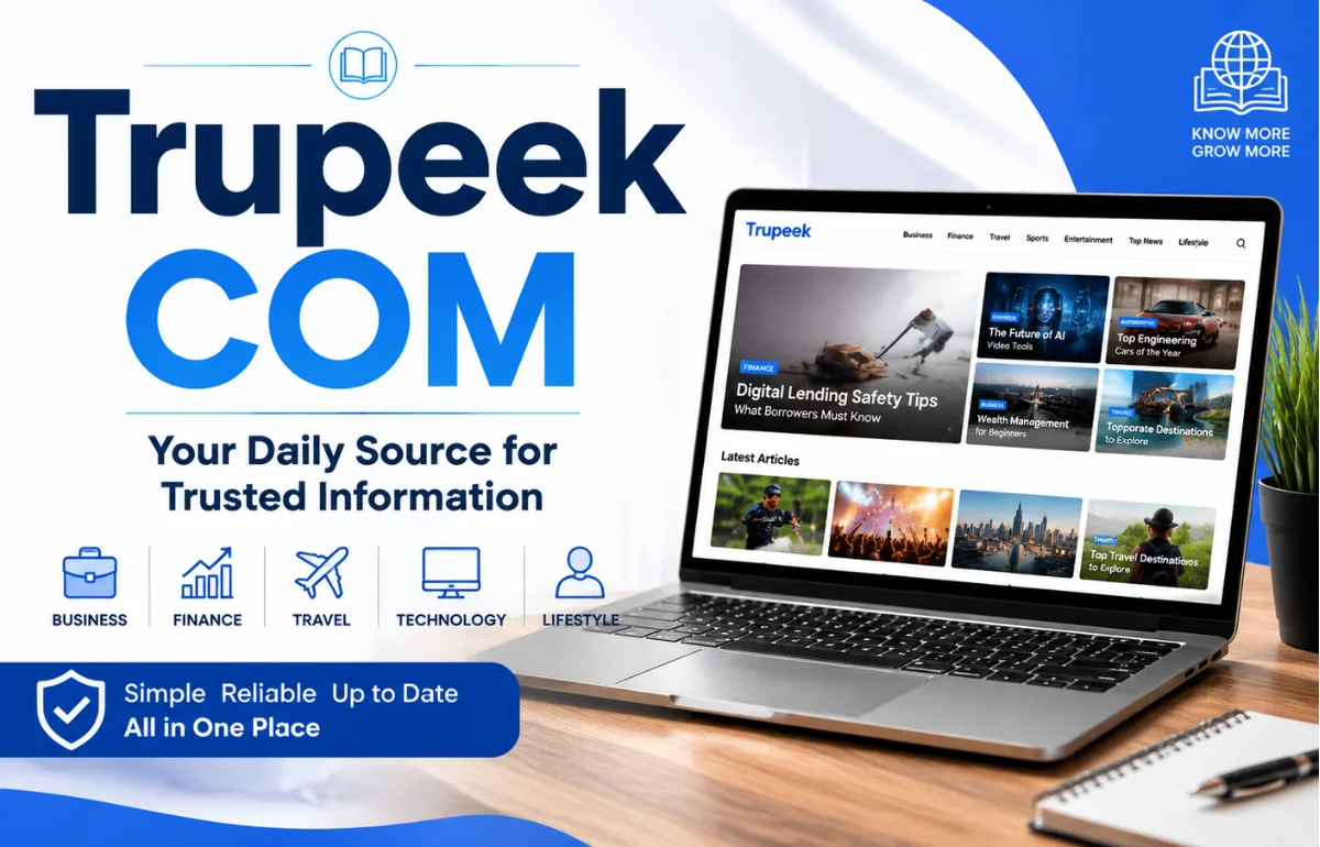 Trupeek.com website review banner
