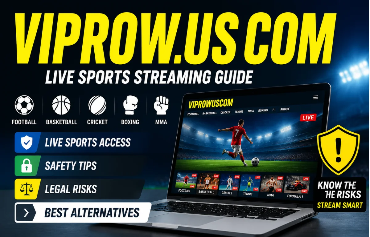 Viprow.us.com sports streaming guide banner