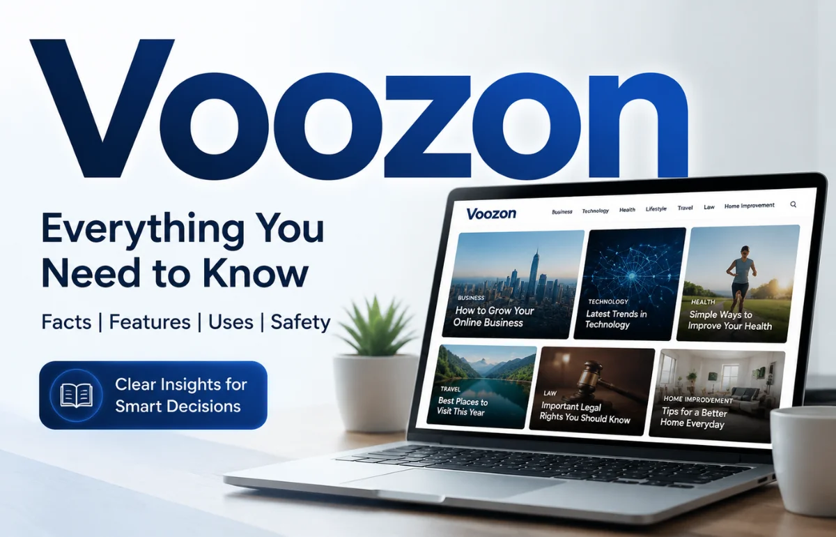 Voozon content platform overview