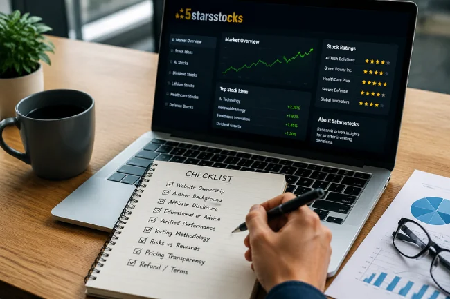 5starsstocks due diligence checklist for stock investment decisions