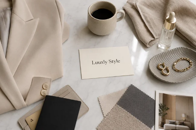 Luuxly style flat lay