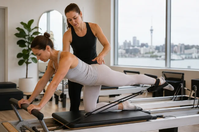Reformer Pilates Auckland instructor