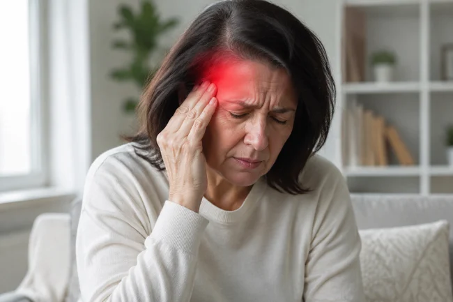 Temple Scans symptoms headache illustration
