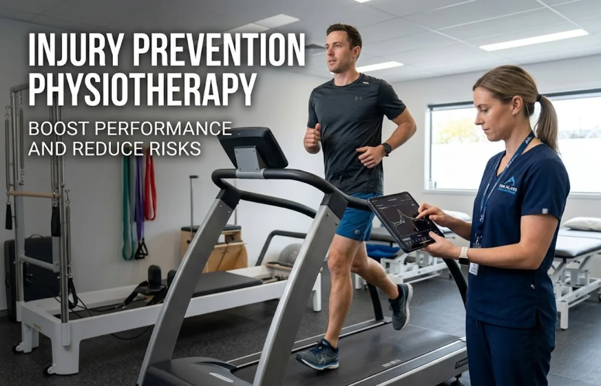 Injury prevention physiotherapy running assessment.