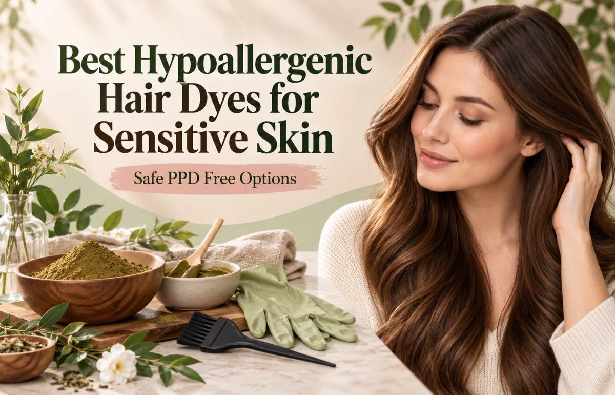 Best Hypoallergenic Hair Dyes for Sensitive Skin in 2026