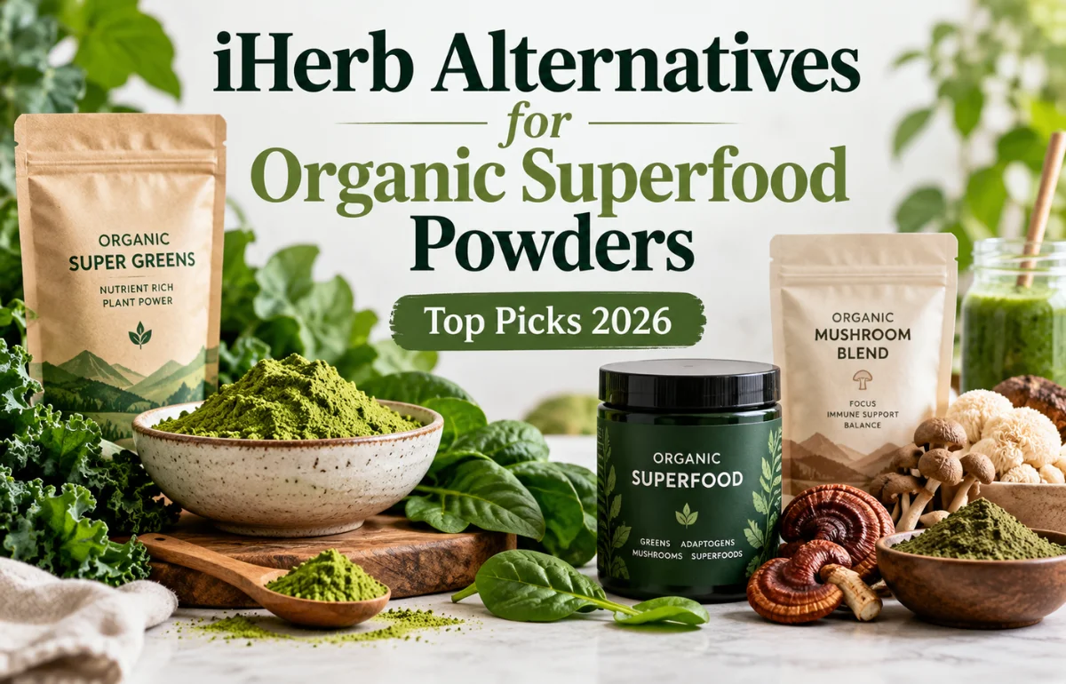 iHerb Alternatives for Organic Superfood Powders