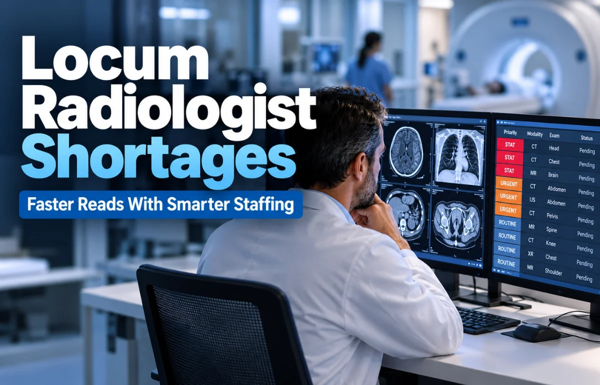 Locum Radiologist Shortages and AI Triage Worklist